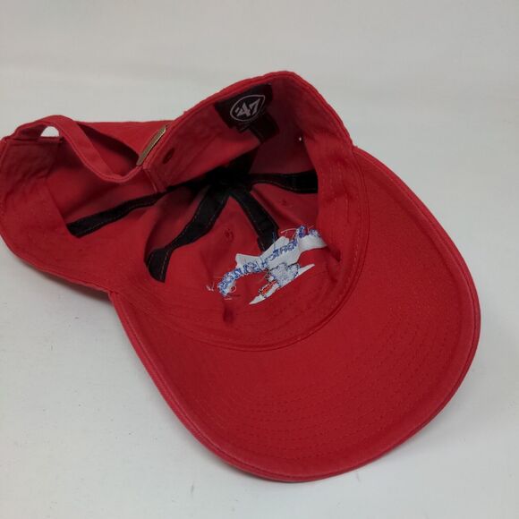 John Patrick Sands Jr. Memorial Golf Outing Slideback Hat Red OSFA Embroidered - Picture 7 of 9